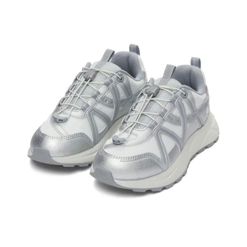 MLB New York Yankees Anti-Slip Wear-Resistant Low-Top Chunky Sneakers Unisex Gray-2