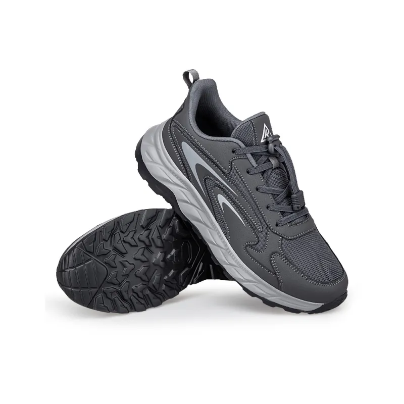 Recreation Abrasion Resistant Breathable Moisture Wicking Low Top Casual Shoes Men's Dark Gray-3