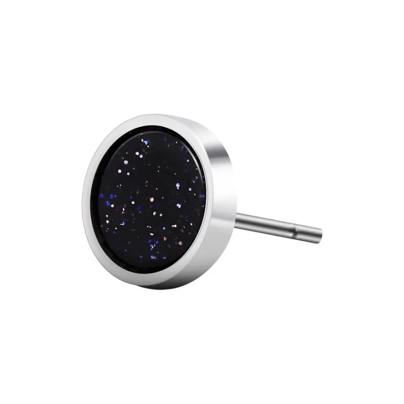 Danqin 925 Sterling Silver Stud Earrings Unisex-5