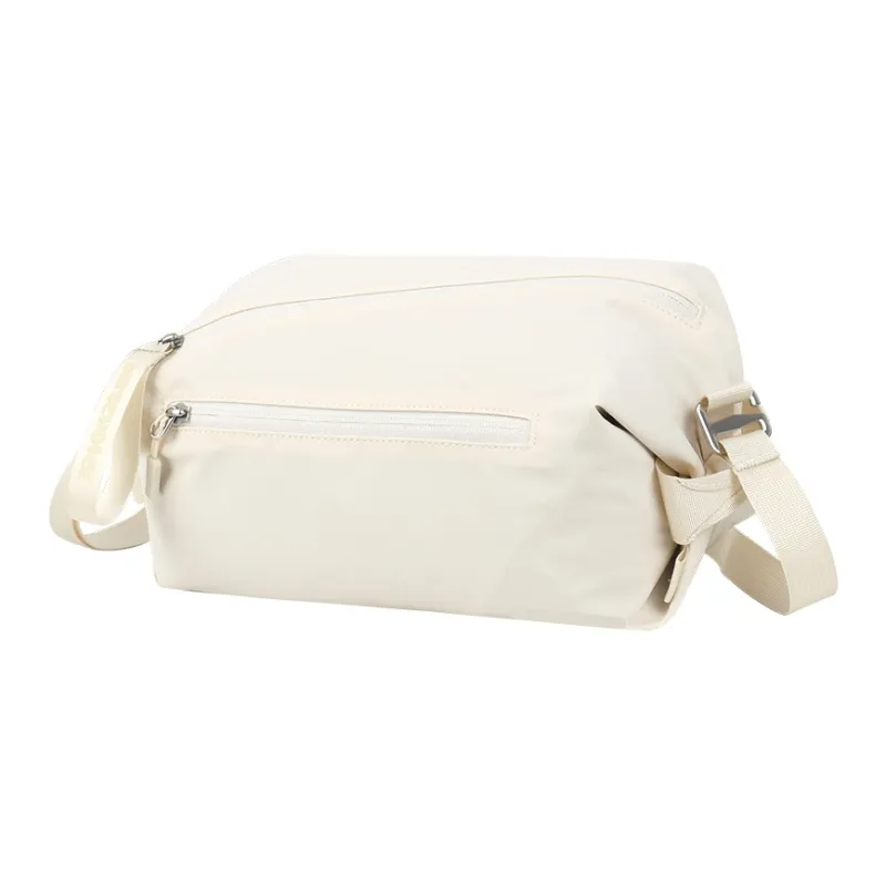 YOME Polyester Crossbody Bag Unisex Ecru/Ink Black/Lithospermum Pink-1