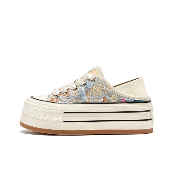 FIVE PLUS Low-Top Skateboard Shoes Women's-0