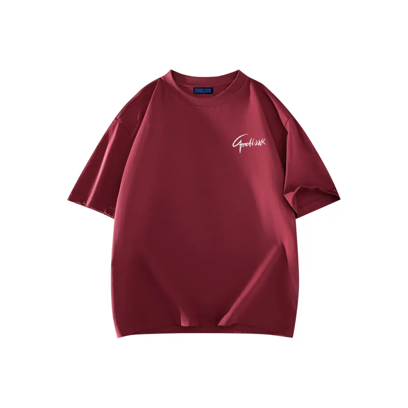 FONDLOOK Short Sleeved T Shirts Unisex-12