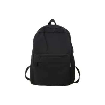 Deli Bear Nylon Backpack Regular Unisex Black/Pink/Gray Blue/Khaki/Red/Green
