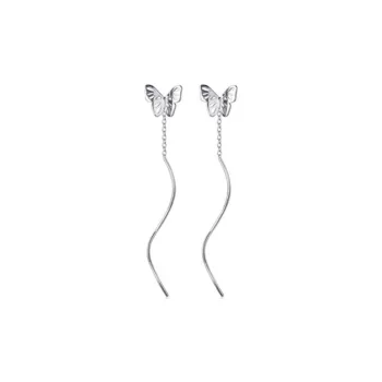 YUOFFICIAL S999 Fine Silver Earrings Women's