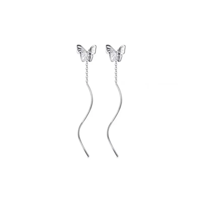 YUOFFICIAL S999 Fine Silver Earrings Women's-0