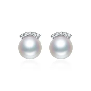 BRIR Pearl Stud Earrings Women's