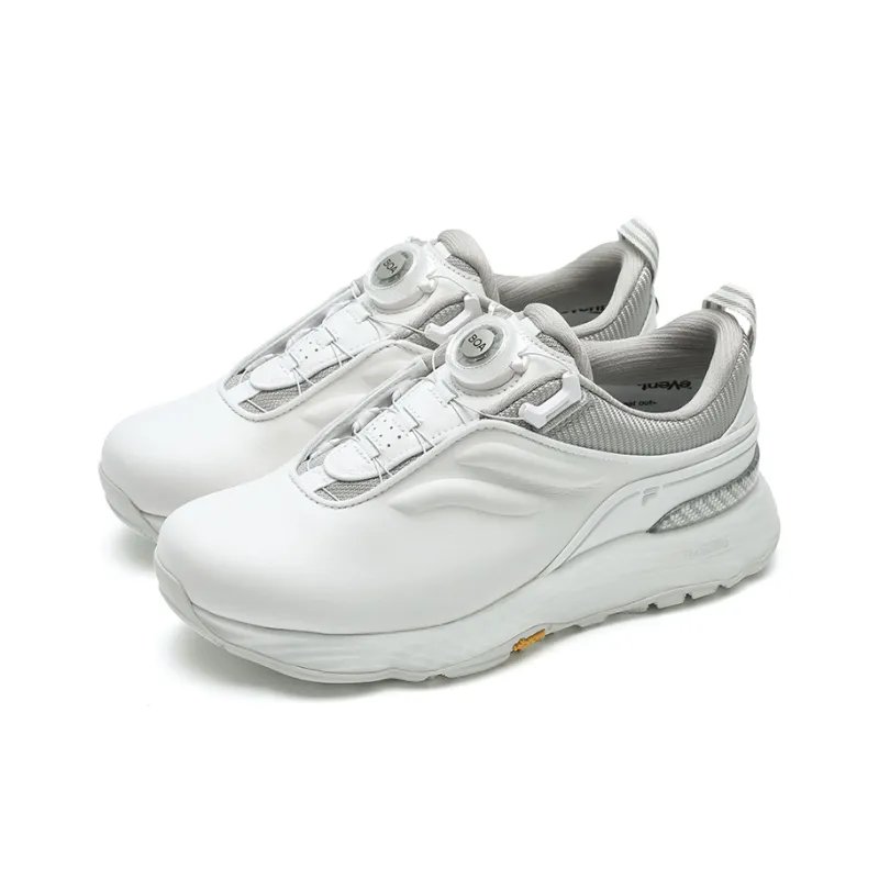 FILA VELOCITY Waterproof And Breathable Low Top Golf Shoes Women's White Gray-2