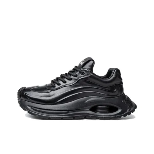 FED Lightweight Height Increasing Low Top Chunky Sneakers Men's
