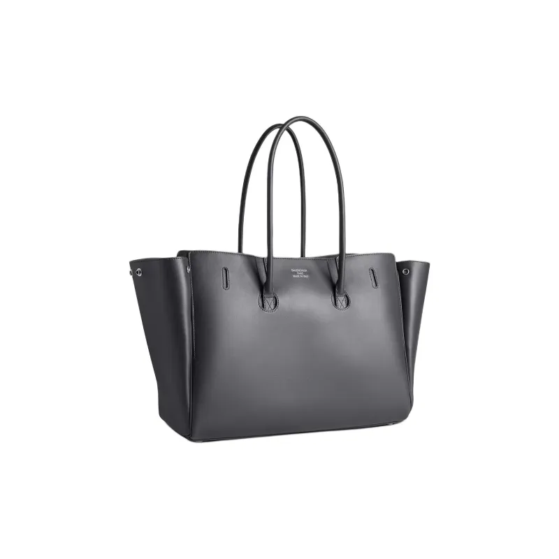 Balenciaga Bel Air Calfskin Handbag Medium Size Women's Gray-2
