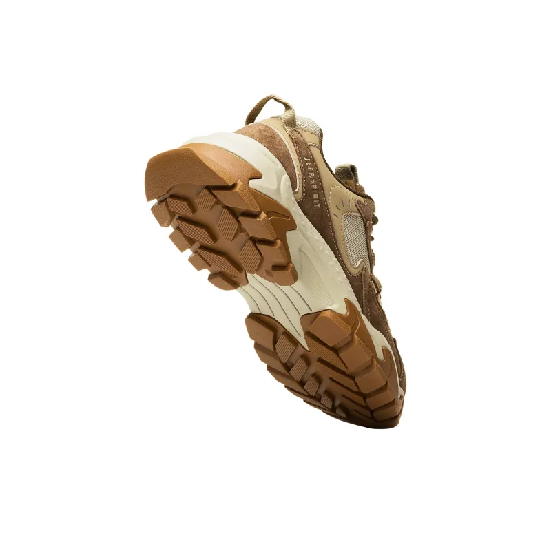 JEEP SPIRIT Low-Top Chunky Sneakers Men's Cuban Brown-6