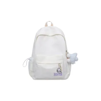 URBAN FOREST Nylon Backpack Unisex White/Black/Pink/Red/Purple/Blue