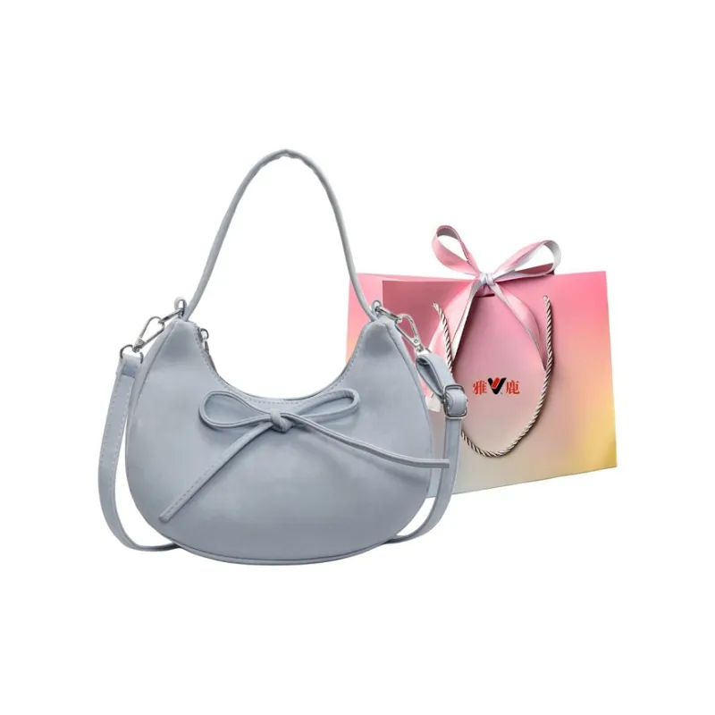 Yalu PU Shoulder Bag, Crossbody Bag, Handbag Regular Women's Black/Pink/Ecru/Silver/Blue-28