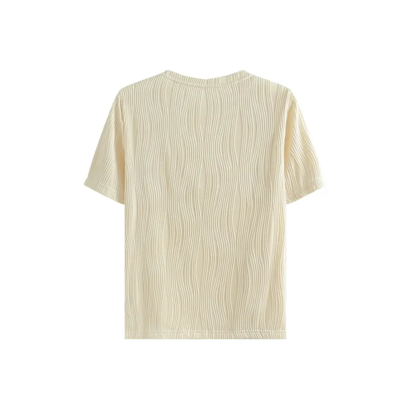 She Enjoys Regular T Shirt Women's Ecru-1