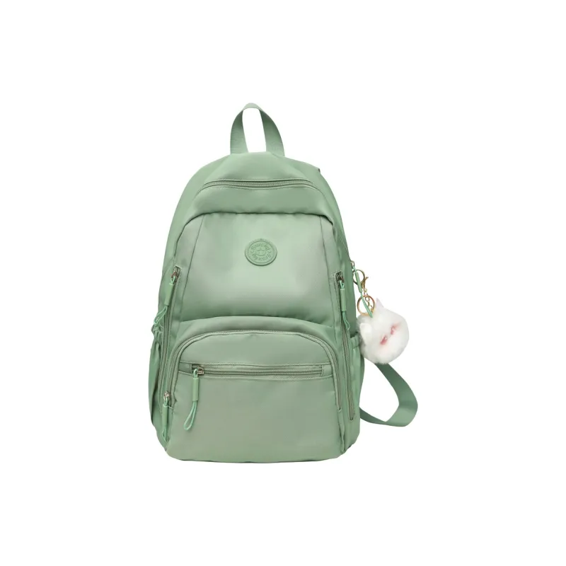 Deli Bear Nylon Backpack Regular Unisex Black \ Green \ Pink \ Khaki-5