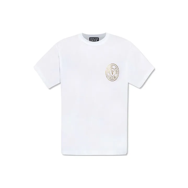 VERSACE JEANS COUTURE T-Shirts Men White-0