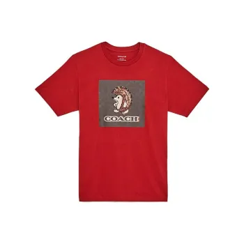 COACH T-Shirts Men Red