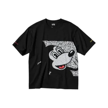 UNIQLO x Keith Haring Drop Shoulder Sleeve T-Shirt Unisex Black