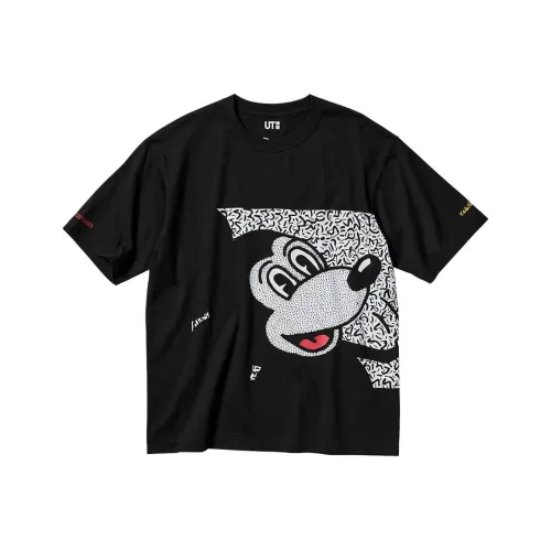 UNIQLO x Keith Haring Drop Shoulder Sleeve T-Shirt Unisex Black