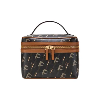 PECO PVC Toiletry Bag Regular Unisex Brown