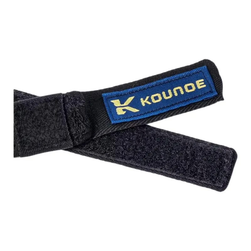 DESCENTE Fitness Sports Patella Bands Protective Black Polyester, Polyurethane, Natural Rubber Unisex-3