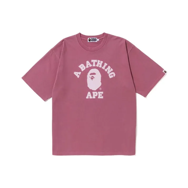 Bape Pigment Dyed College Relaxed Fit Tee-4