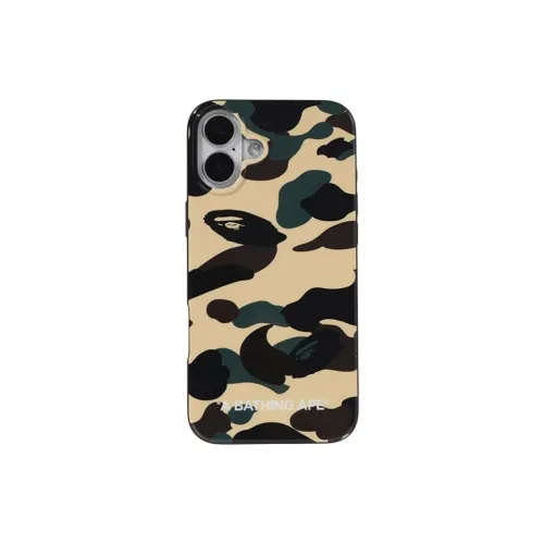 A BATHING APE TPU Material The First Camouflage Phone Cases Compatibility With IPhone 16 Plus Trendy And Cool