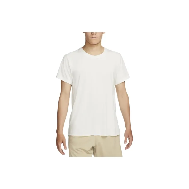 Nike T Shirts Men Sail White/Mist Gray-0