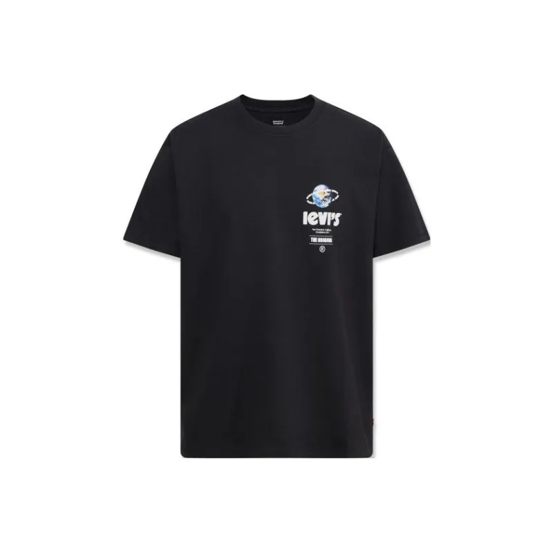 Levis T Shirts Men Black-0