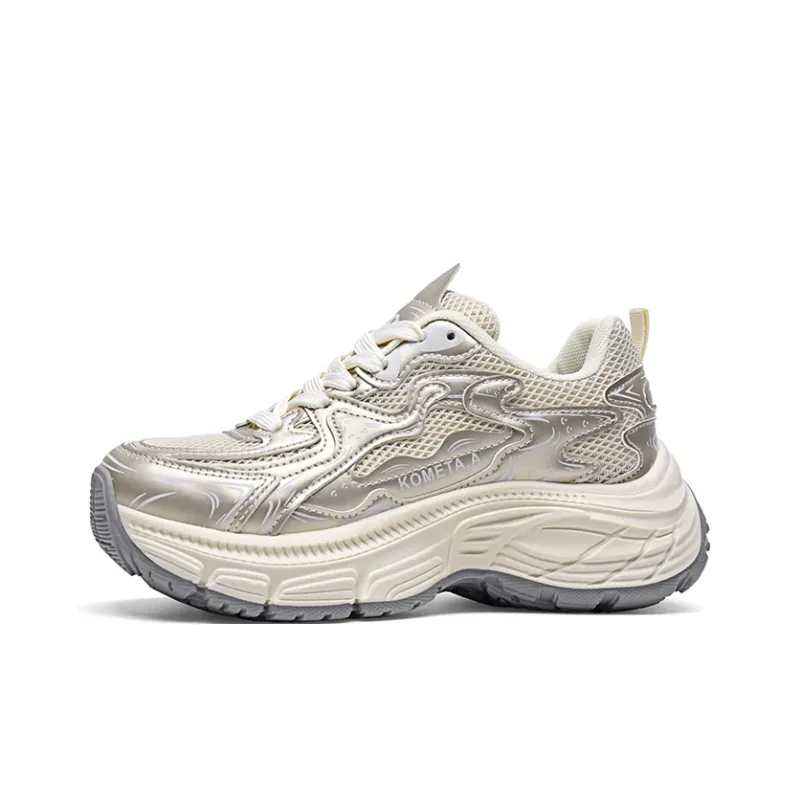 KOMETA.A Anti Slip And Wear Resistant Height Increasing Low Top Chunky Sneakers Unisex-13
