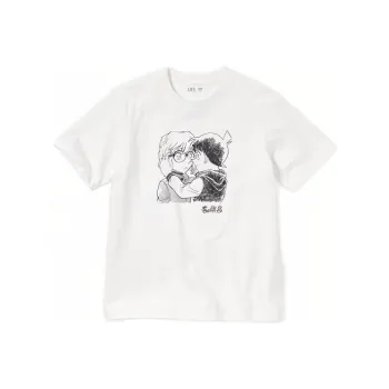 UNIQLO Detective Conan Co-branded T-Shirts Unisex White