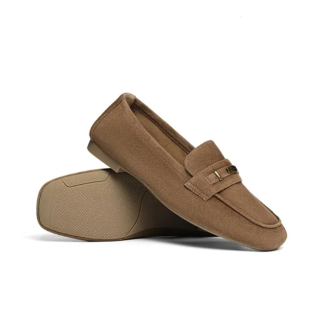 RED DRAGONFLY Loafers Women's Earth Yellow, Apricot, Brown-14