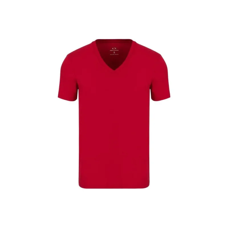 ARMANI EXCHANGE T-Shirts Men Red-0