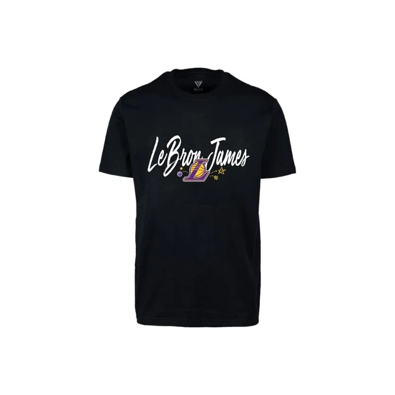 NBA Lakers T Shirts Men Black-0
