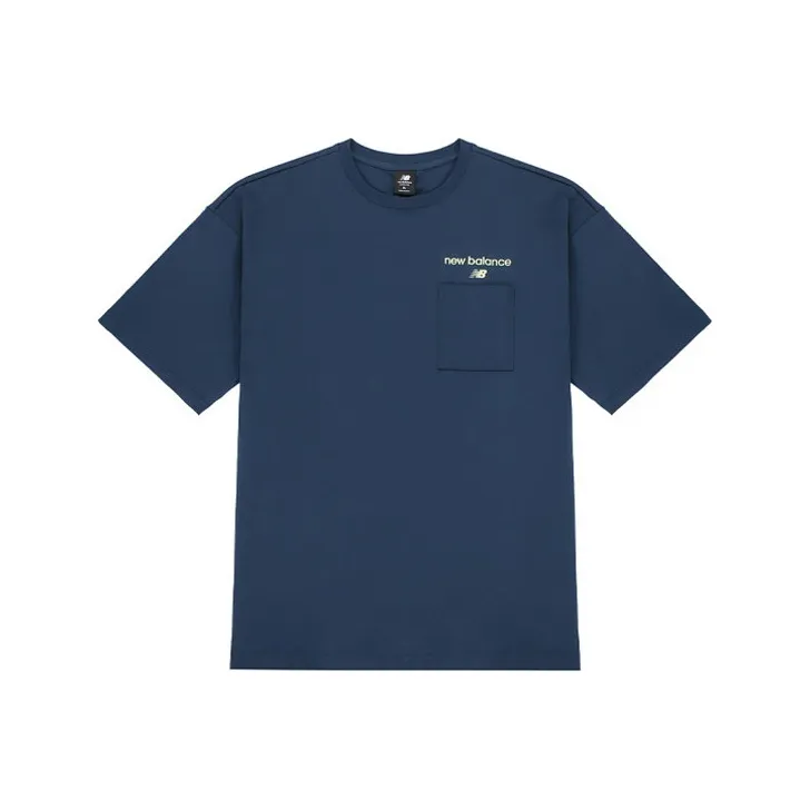 New Balance T Shirts Men Blue-0