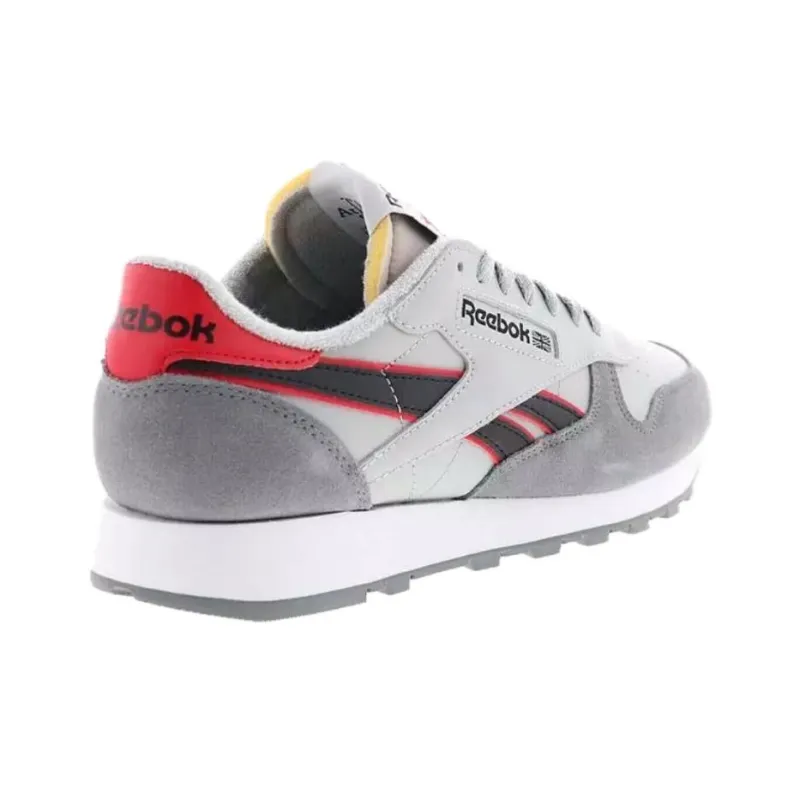 Reebok Classic Leather 'Pure Grey Vector Red'-2