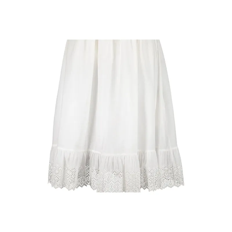 CELINE Sleeveless Dress Women's White-4