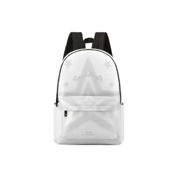 ONRF SOUNDBYTE Collaboration Polyester Backpack Laptop Bag Regular Unisex White