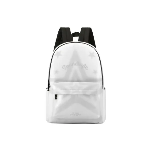 ONRF SOUNDBYTE Collaboration Polyester Backpack Laptop Bag Regular Unisex White