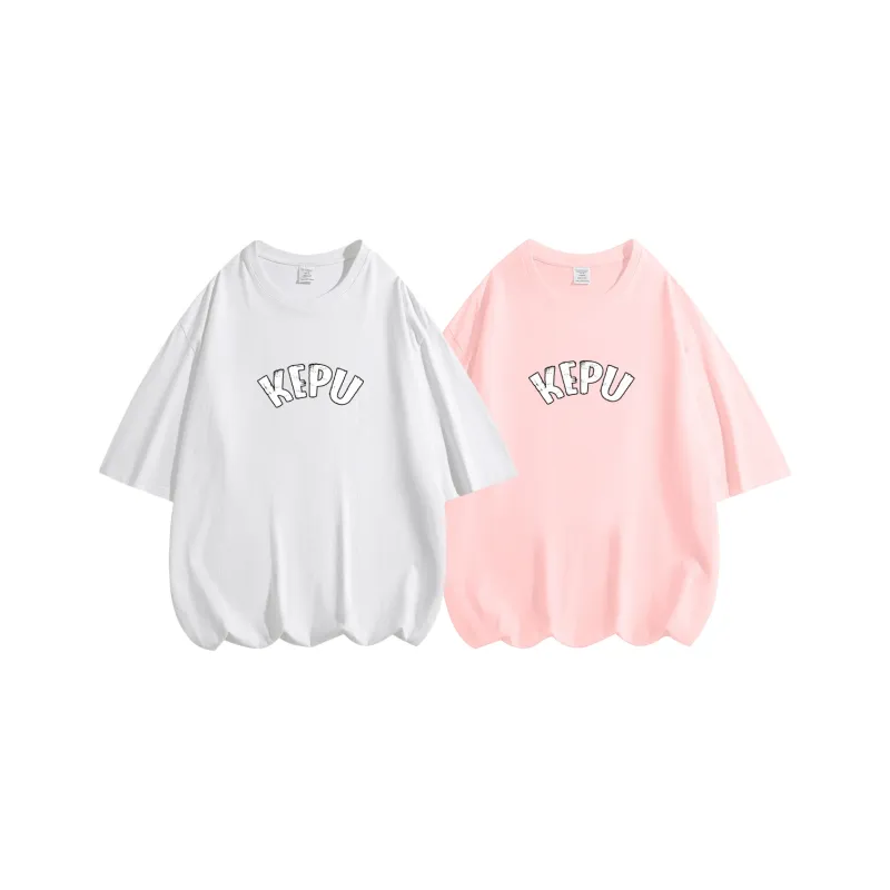 Kepu T Shirt Unisex 2 Pack 2 Pack White+White-6