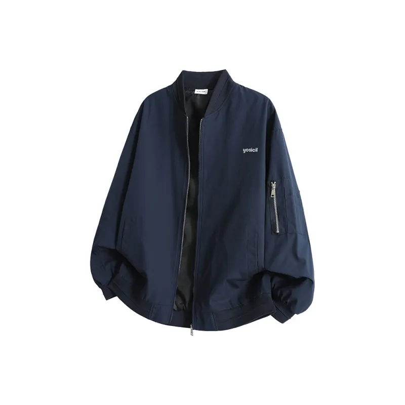 YOSICIL Jackets Coats Unisex Gray-4