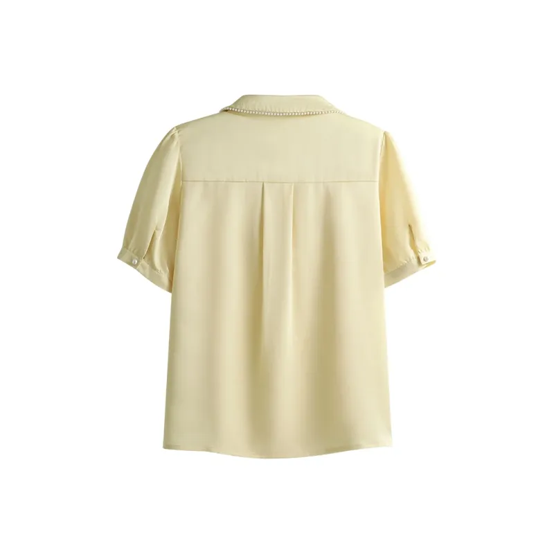 She Enjoys Shirt Women's Light Yellow-1