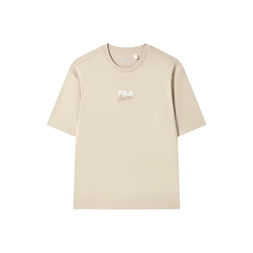 FILA T Shirt Unisex Maituo Camel Khaki