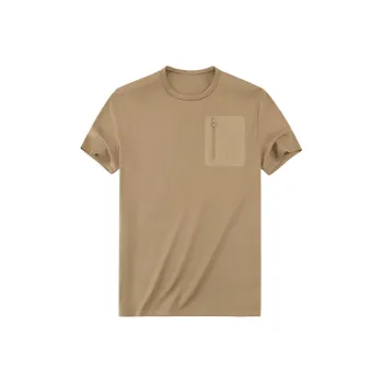 Mr.Bu T Shirts Men Camel