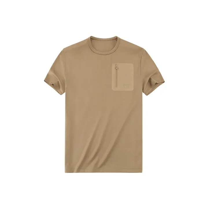 Mr.Bu T Shirts Men Camel-0
