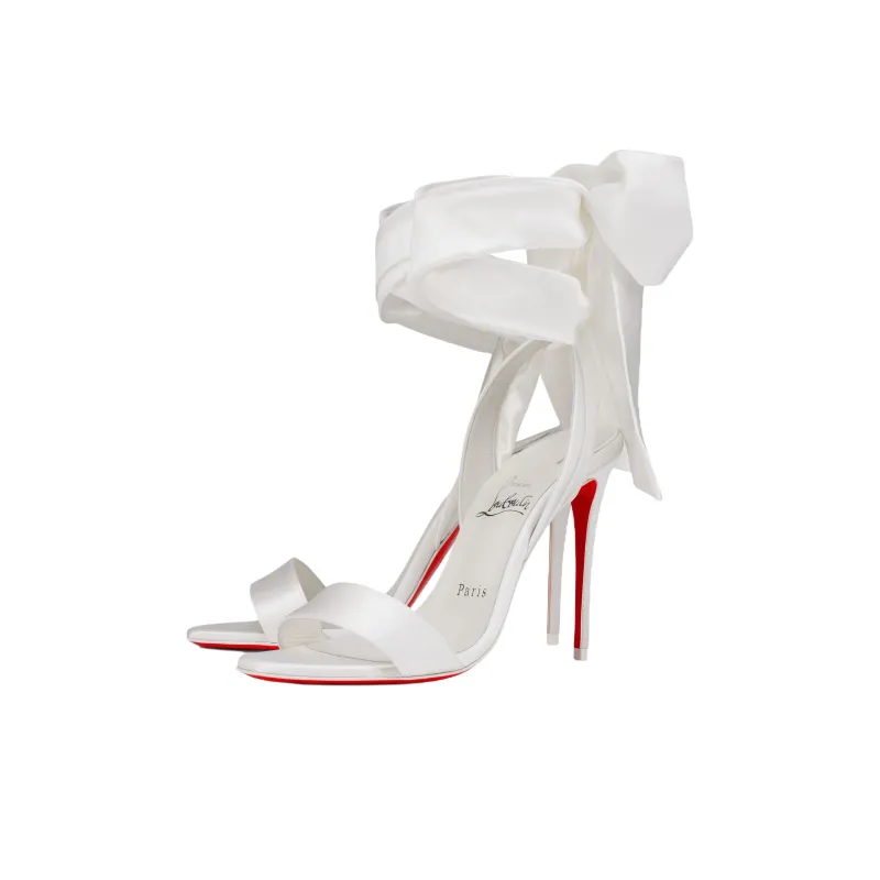 CL Sandale Du Desert One Strap Sandals 10cm Women's Ivory White-2