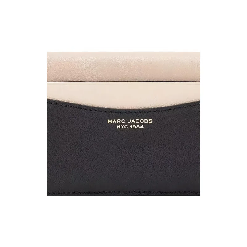 MARC JACOBS Goat Leather Wallet Women's Black-4