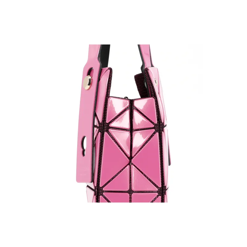 ISSEY MIYAKE Nylon Tote Bag, Shopping Bag, Handbag Regular Women's Pink-4
