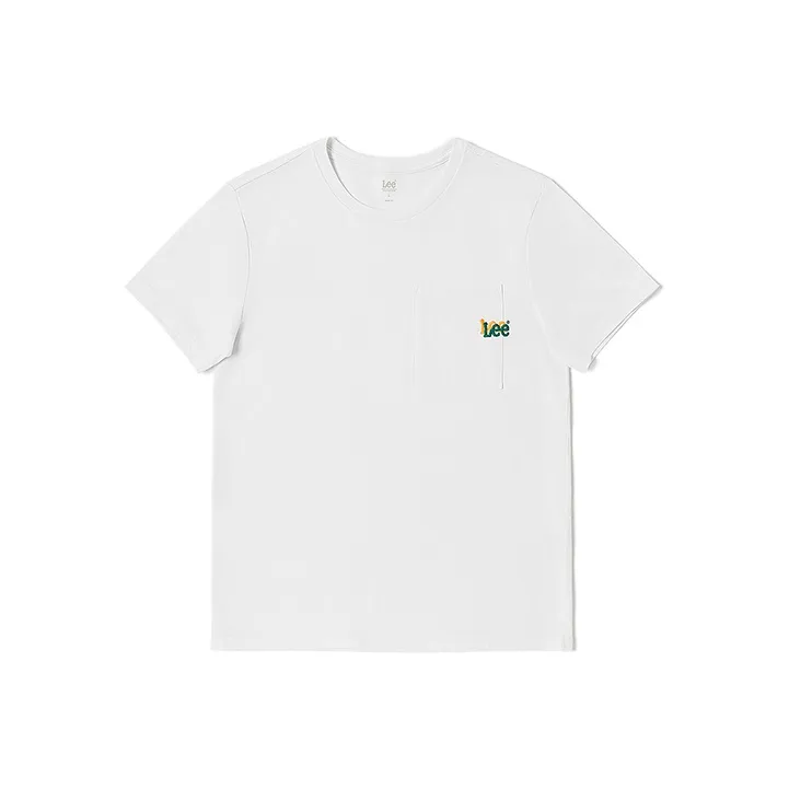 Lee T Shirts Men White-0