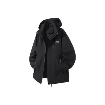 Feiyue Windbreaker Jacket Unisex Black Single Windbreaker Jacket