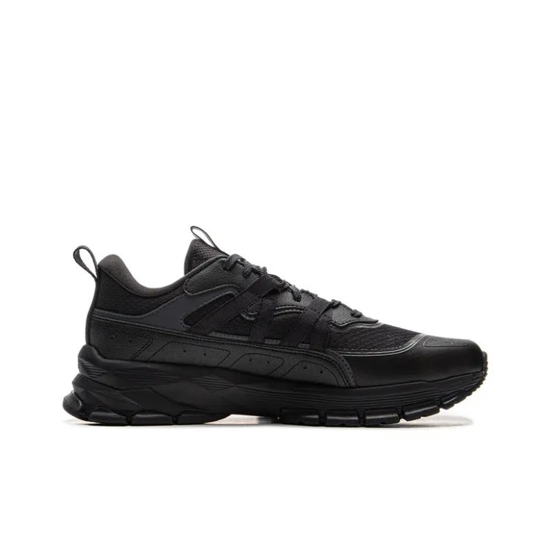 LiNing CF Tracing, Xiaoyao Xing V3 Anti Slip Wear Resistant Low Top Hiking Shoes Unisex Black-1